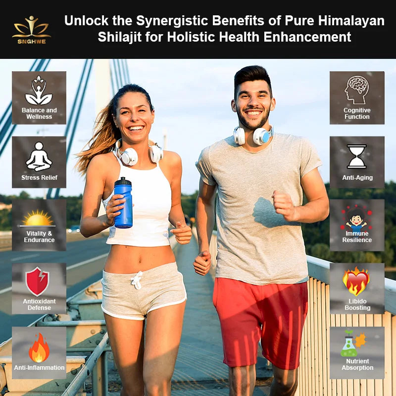 Pure Himalayan Shilajit Supplement – Energy, Strength & Immunity for Men & Women