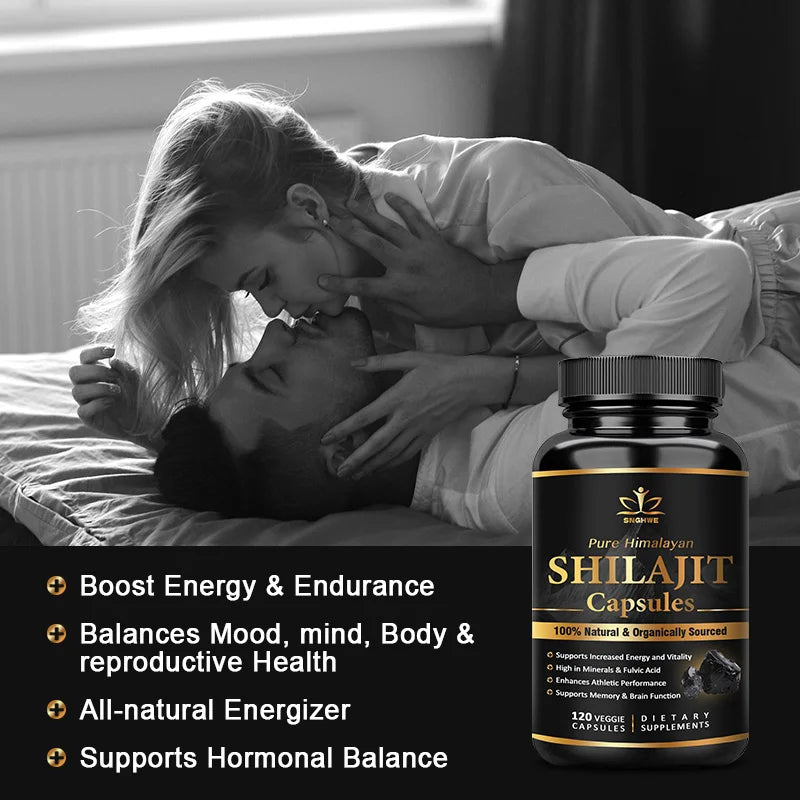 Pure Himalayan Shilajit Supplement – Energy, Strength & Immunity for Men & Women