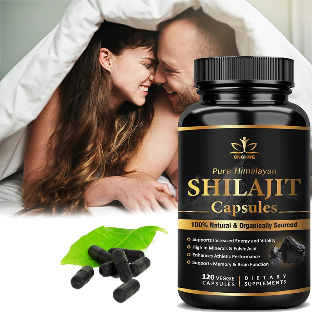 Pure Himalayan Shilajit Supplement – Energy, Strength & Immunity for Men & Women